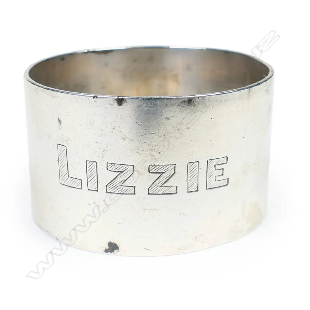 Frank Grady silver napkin ring, Image 1++